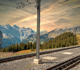 Mountains in the valley