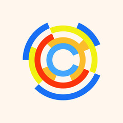 Logo - technology, biotechnology, tech icon and symbol. Modern logo concept for fintech and digital finance industry