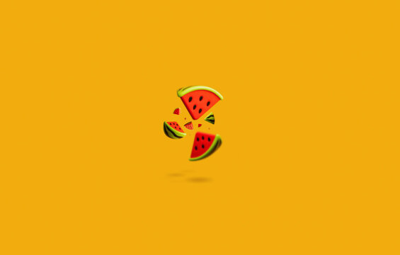 Flying Watermelon.
