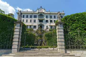 Fototapeta na wymiar Villa Carlotta at Tremezzo, Como province, Italy