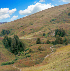 Mountains in the valley