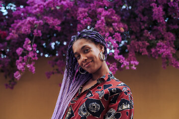 Confident multiethnic woman