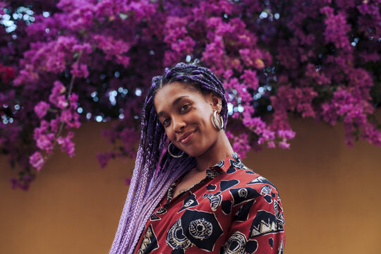 Confident multiethnic woman