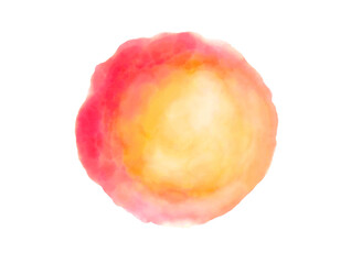 Hand draw Watercolor splash on white background. Abstract illustration. Pastel color for banner, clip video decoration, brush stroke