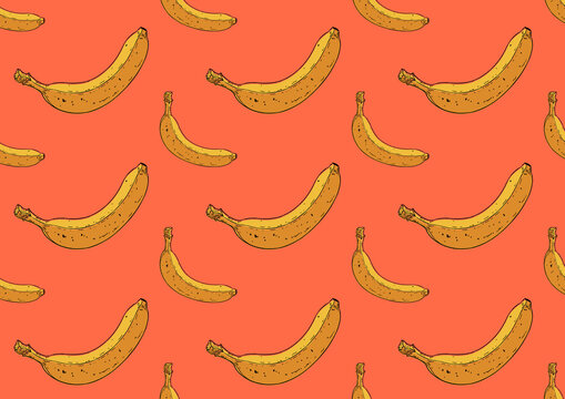 Banana Pattern Illustration