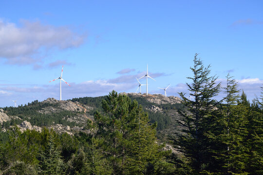 Il parco eolico del Monte Lerno