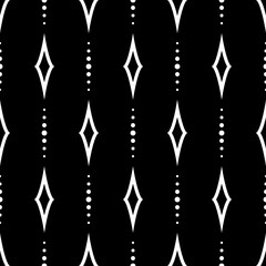 Vector geometric seamless pattern. Modern geometric background. Rhombus mesh.