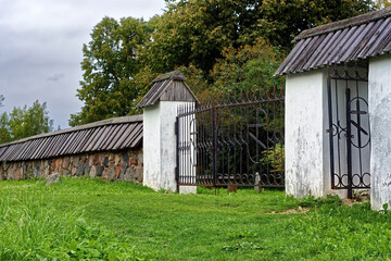 Gate of the church parish.