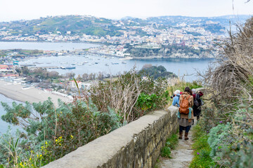 Italy, Campania Procida - and lighthouse o Miseno
