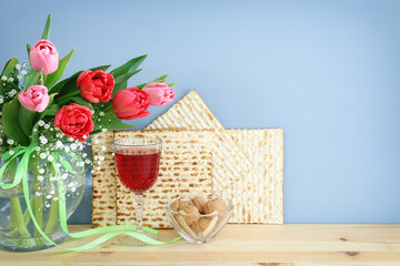 Pesah celebration concept (jewish Passover holiday)