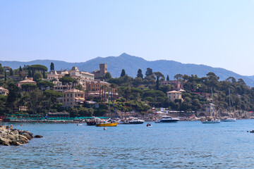 Fototapeta premium View of the bay in Santa Margherita Ligure