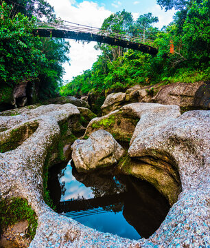 Mandiyaco canyon in the Colombian amazonian