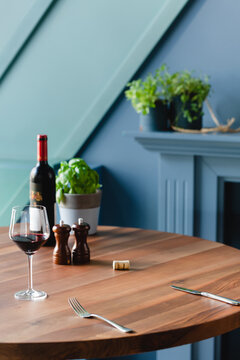 Simplify The Look Of The Set Dining Table.