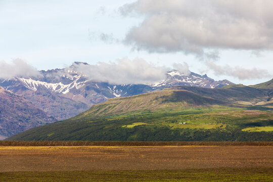 Icelandic summer landscape