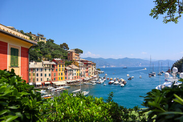 Obraz premium View of the Portofino bay.