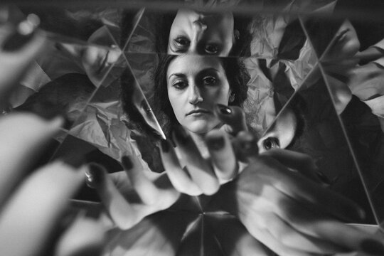 Multiple reflection.