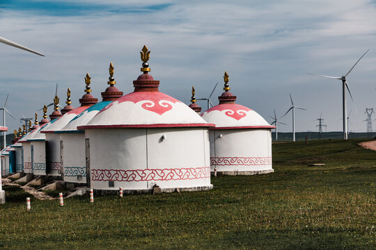 Modern Ger, Grasslands, Inner Mongolia