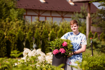 Summer part-time job for teenager during vacation