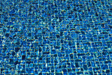Fototapeta premium Abstract patter of water wave of swiming pool