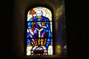 stained glass window