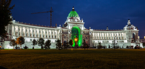 Fototapeta premium View of Agricultural Palace in Kazan