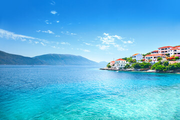 Fiskardo village, Kefalonia island, Greece