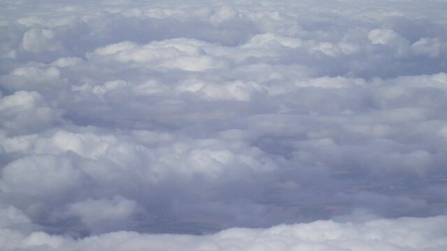 Flying above the clouds in Europe