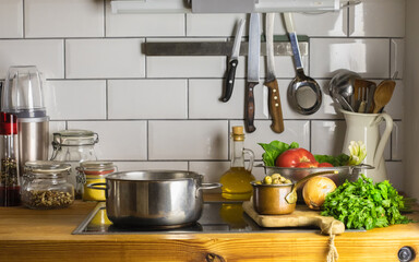 Preparing food at home