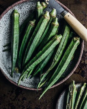 Sliced Okra
