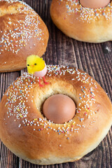 Homemade easter bread traditional spanish recipe