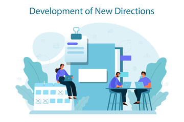 New business directions development concept. Business expansion