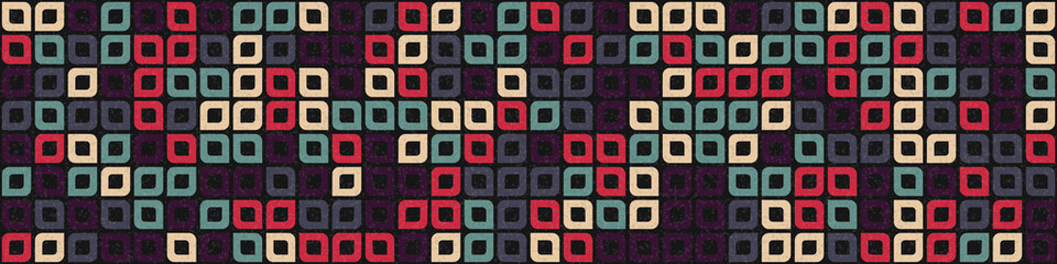 Abstract Geometric Pattern generative computational art illustration