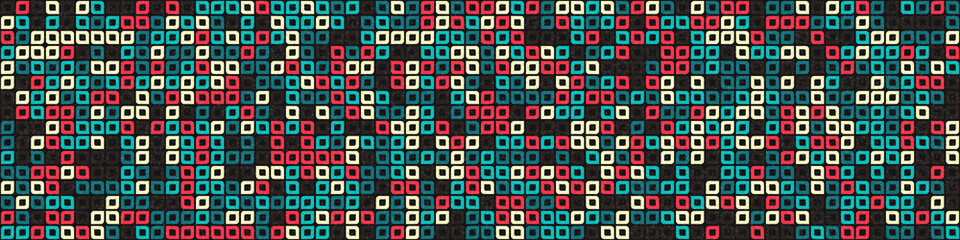 Abstract Geometric Pattern generative computational art illustration