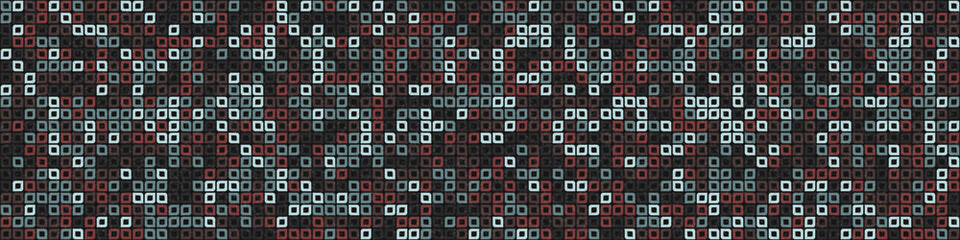 Abstract Geometric Pattern generative computational art illustration