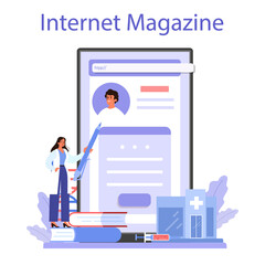 Traumatologist online service or platform. Injured limb, broken bone