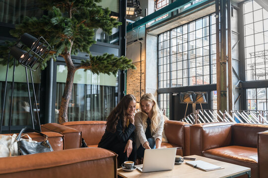 Two businesswomen Working Indoors