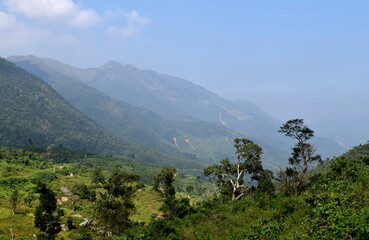 view of the mountains