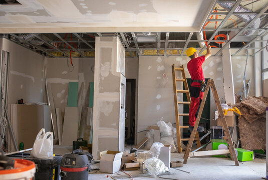 Indoor construction site