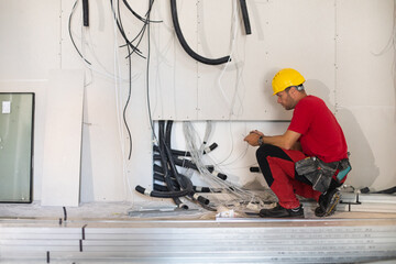 Indoor construction site