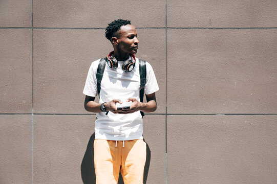 Portrait of young black man