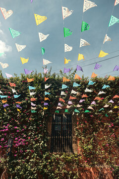 colorful house frontage