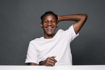 portrait of a young black man