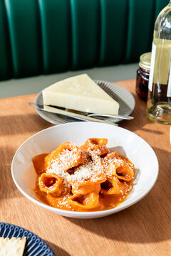 Tortelli dish in bowl