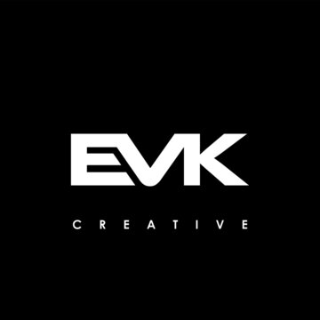 EVK Letter Initial Logo Design Template Vector Illustration