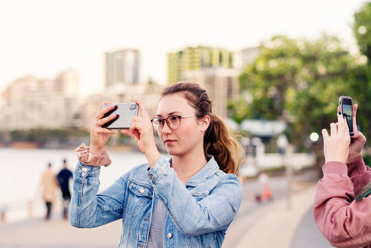 Tourists Taking Photos