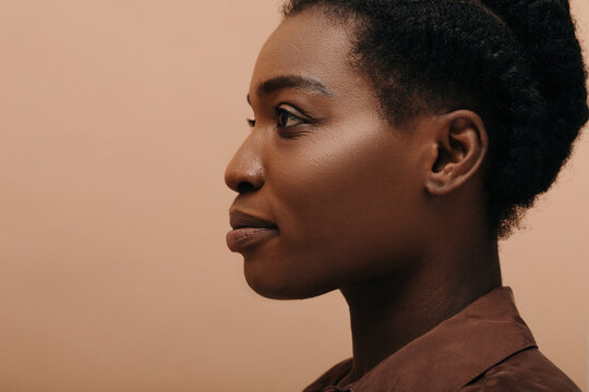 Portrait black woman