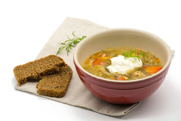 Russian cabbage soup