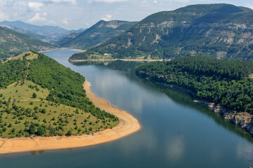 Arda River meander and Kardzhali Reservoir, Bulgaria