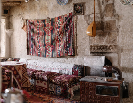 Traditional oriental style room interior