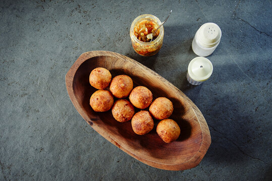Traditional fried snack in Brazil